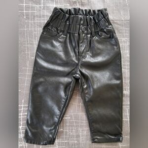 EUC Baby Gap vegan leather pants, 18-24M
